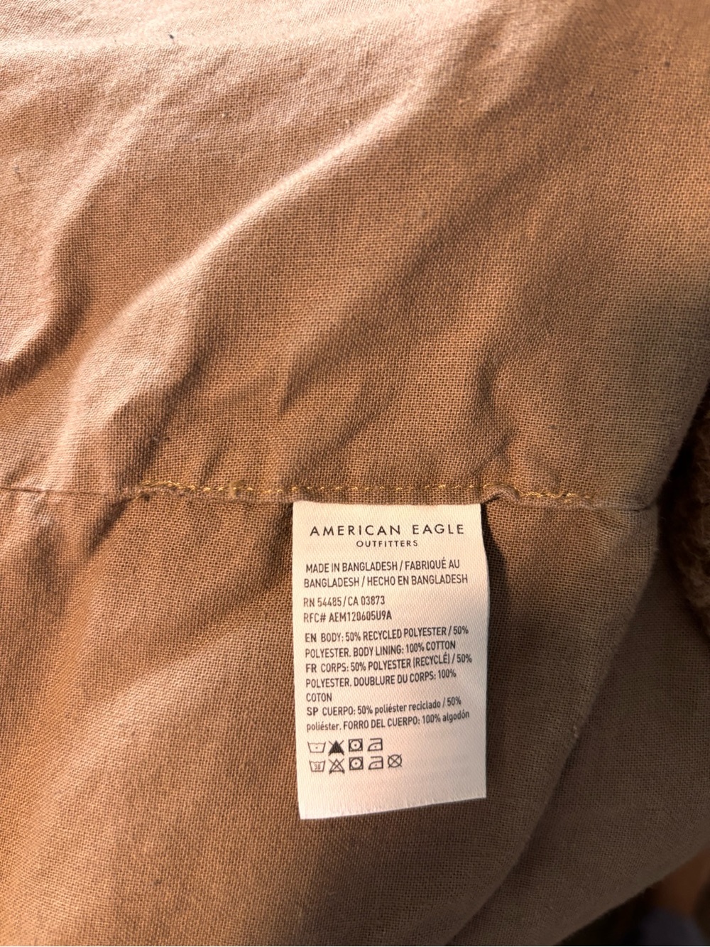 American Eagle Teddy jacket size small - Picture 5 of 5